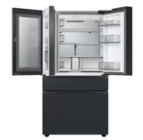 RF23BB89008MAA SAMSUNG Bespoke 23 cu. ft. 4-Door French Door Smart Refrigerator Charcoal Glass/Matte Black, Counter Depth T3ID26