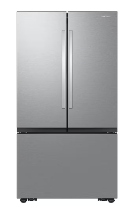 RF32CG5100SRAA SAMSUNG 32 cu. ft. Mega Capacity 3-Door French Door Refrigerator with Dual Auto Ice Maker in Stainless Steel T3ID33