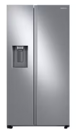 T1ID09 Samsung 27.4-cu ft Standard-Depth 36-in Wide Side-by-Side Refrigerator RS27T5200SR/AA