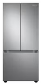 T1ID18 SAMSUNG Standard-Depth 22.1-cu ft 3 -Door 29.88-in Wide Smart Compatible French Door Refrigerator  RF22A4121SR/AA