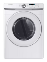 T2ID12 - Samsung 7.5-cu ft Stackable Vented Electric Dryer ( White ) DVE45T6000W/A3