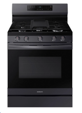 T2ID20 - 6.0 cu. ft. Smart Freestanding Gas Range with No-Preheat Air Fry & Convection: Black Stainless NX60A6511SG/AA