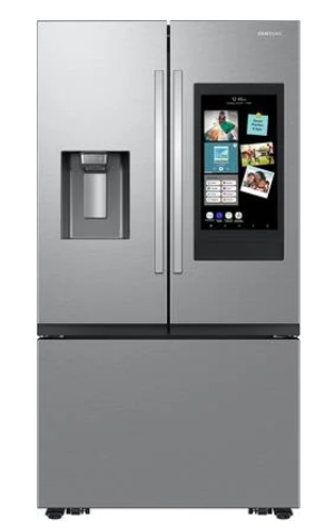 T2ID25 - 36 Inch Smart 3-Door French Door Refrigerator with 30 cu. ft. Total Capacity, Family Hub™, Dual Auto Ice Maker, Slide-In Shelf, Wi-Fi Enabled, RF32CG5900SRAA