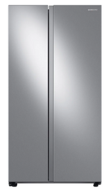 T2ID32 - 36 Inch Freestanding Side by Side Smart Refrigerator with 28 Cu. Ft. Total Capacity, Modern Design, All-Around Cooling, Fingerprint Resistant Finish, In-Door Ice Maker RS28A500ASR/AA