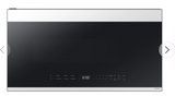 T3ID30 - Samsung - Bespoke 2.1 Cu. Ft. Over-the-Range Microwave with Sensor Cooking and Edge to Edge Glass Display - White Glass ME21DB650012AA