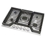 T5ID01 Frigidaire Gallery - 30" Gas Cooktop - Stainless Steel GCCG3048AS