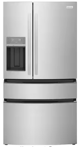 T6ID35 - Frigidaire - 36 in. 26 cu. ft. Standard-Depth 4-Door French Door Refrigerator in Fingerprint-Resistant Stainless Steel Look FRMS274TAV