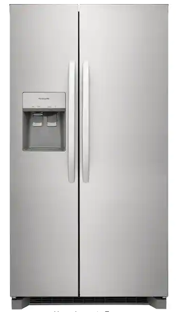 T6ID43 - Frigidaire - 22.3 Cu. Ft. 36'' Counter Depth Side by Side Refrigerator - Stainless Steel  FRSC2333AS